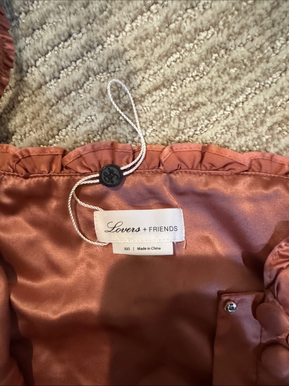 Lovers + Friends Satin Ruffle Cami - Picture 2 of 3